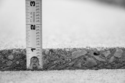 Fix sinking areas to avoid cracks and holes