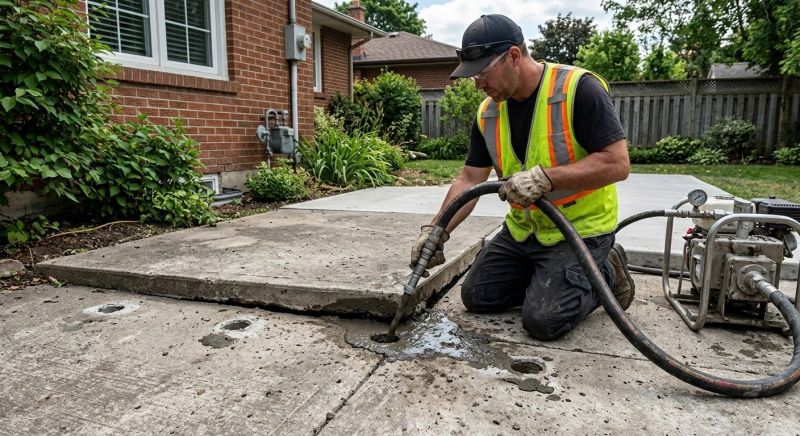 Concrete Settlement Repair in Miami Dade County, FL